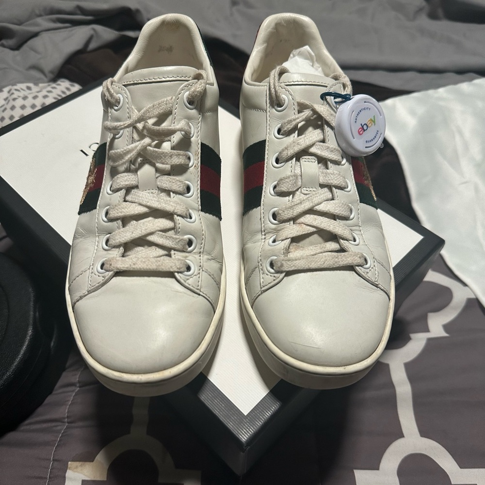 Authentic Gucci ace shoes size 36.5